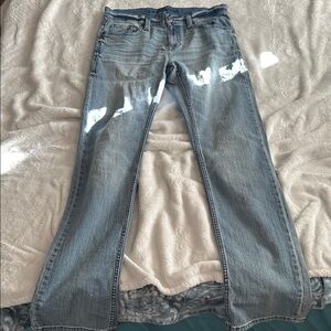 Men's Slim Straight Light Blue Jeans